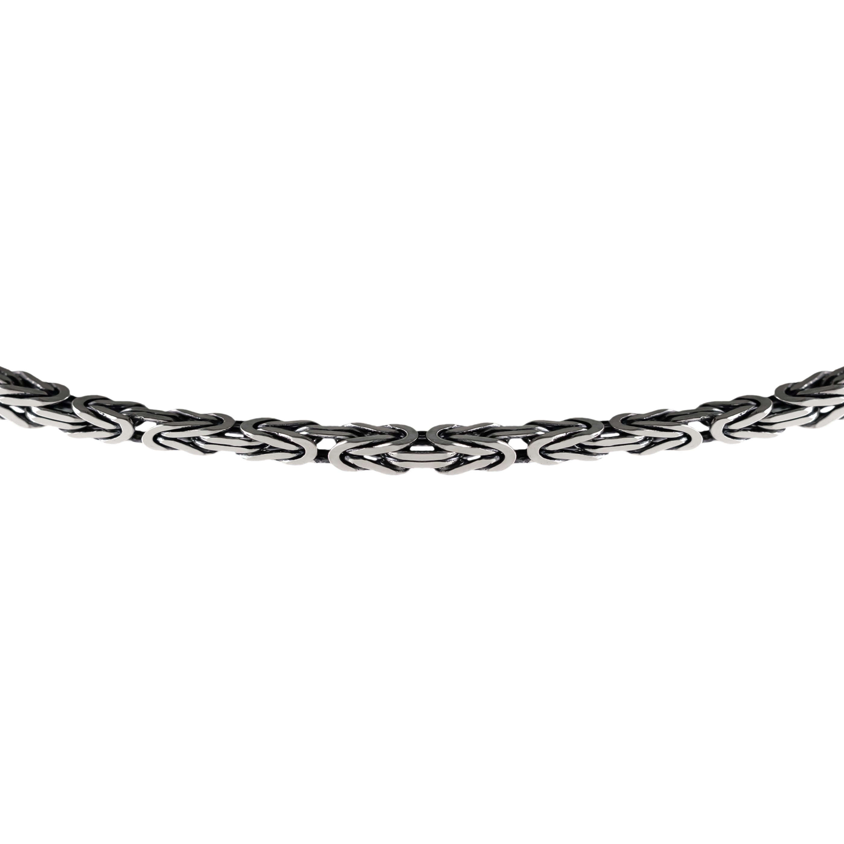 Byzantine Square Chain  Necklace  Charmora Jewelry