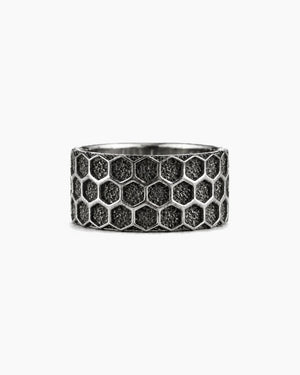 Honeycomb Hexagon Ring  Ring Charmora Jewelry