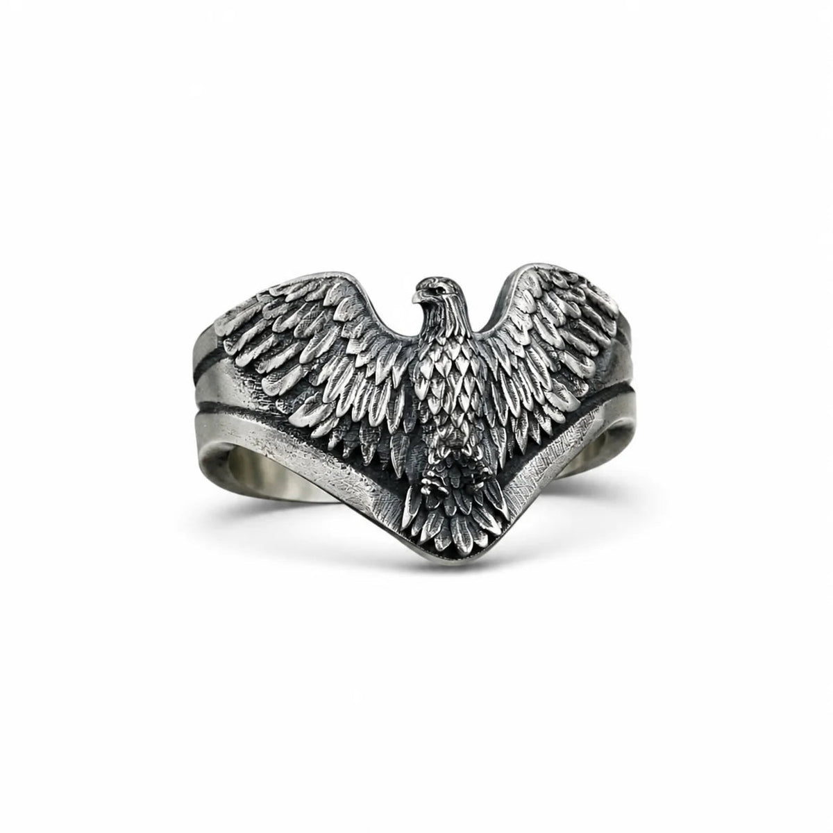 American Eagle Patriotic Bird Wrap Ring  Ring Charmora Jewelry