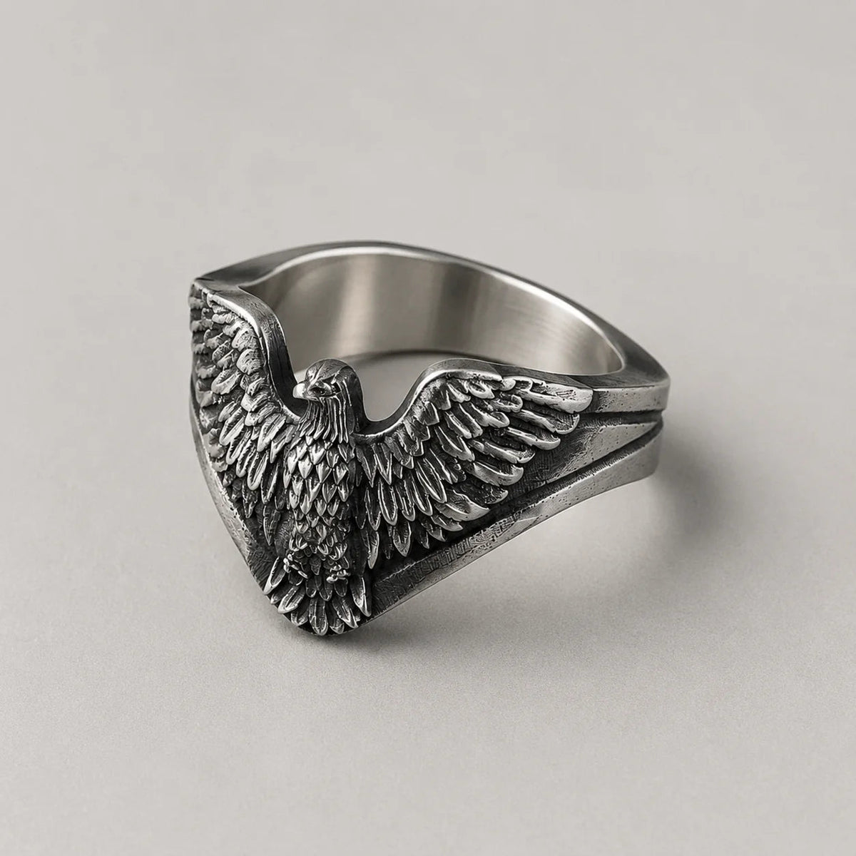 American Eagle Patriotic Bird Wrap Ring  Ring Charmora Jewelry
