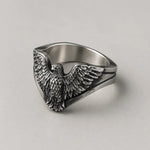 American Eagle Patriotic Bird Wrap Ring  Ring Charmora Jewelry