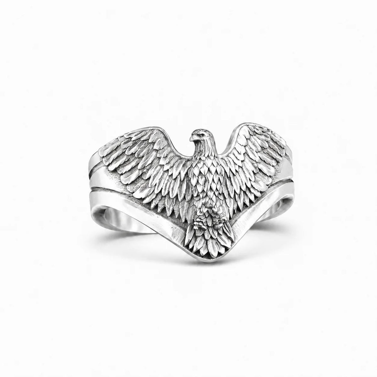 American Eagle Patriotic Bird Wrap Ring  Ring Charmora Jewelry
