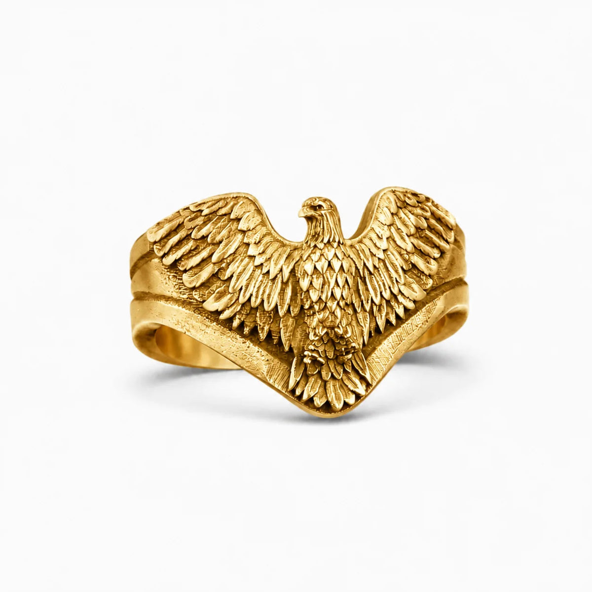 American Eagle Patriotic Bird Wrap Ring  Ring Charmora Jewelry