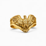 American Eagle Patriotic Bird Wrap Ring  Ring Charmora Jewelry