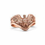 American Eagle Patriotic Bird Wrap Ring  Ring Charmora Jewelry