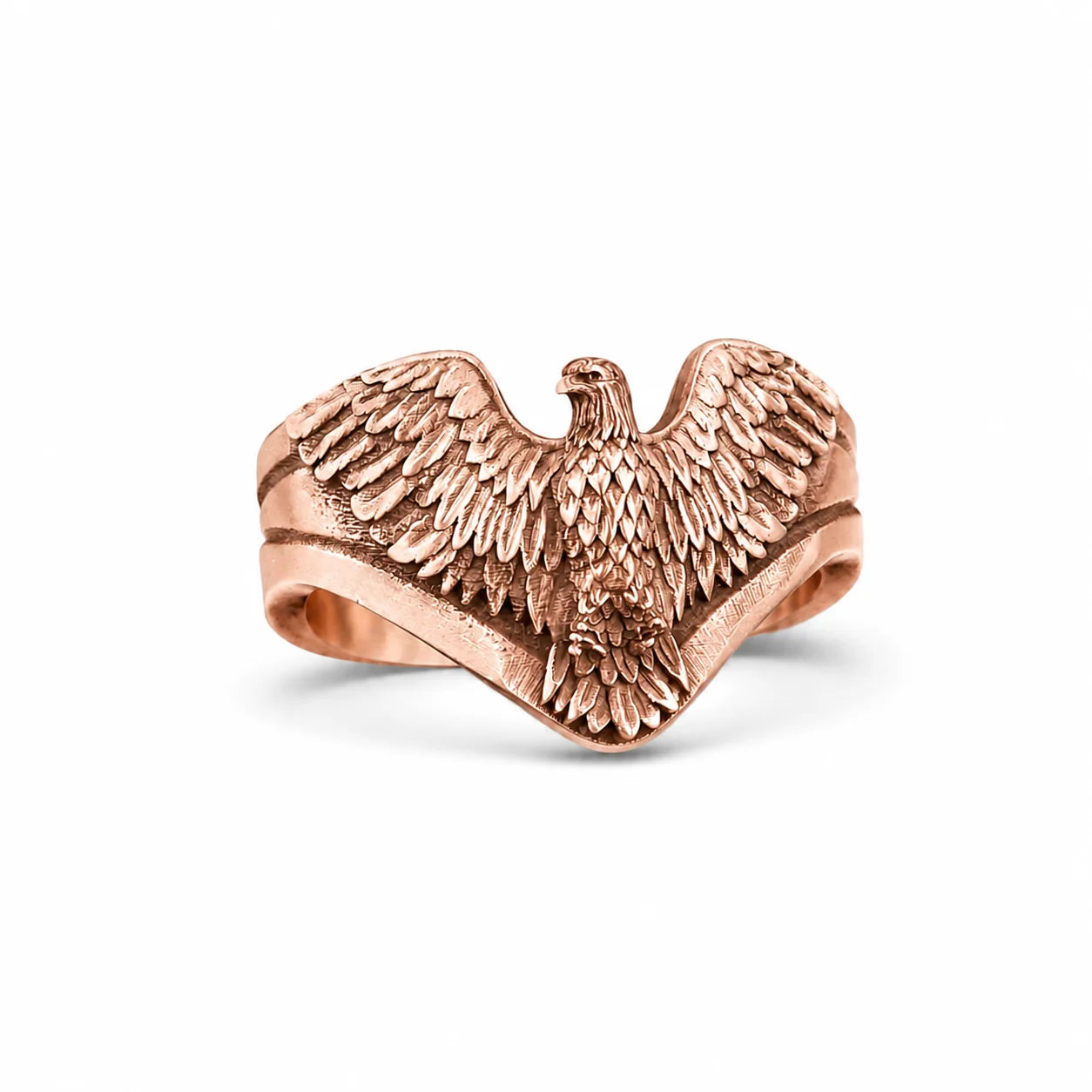 American Eagle Patriotic Bird Wrap Ring  Ring Charmora Jewelry