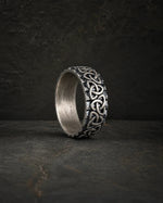 Triquetra Celtic Knot Motif Ring  Ring Charmora Jewelry