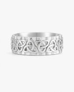 Triquetra Celtic Knot Motif Ring  Ring Charmora Jewelry