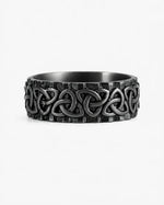 Triquetra Celtic Knot Motif Ring  Ring Charmora Jewelry