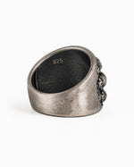 Figurative Skeletal Motif Band Ring  Ring Charmora Jewelry