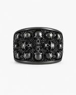 Figurative Skeletal Motif Band Ring  Ring Charmora Jewelry