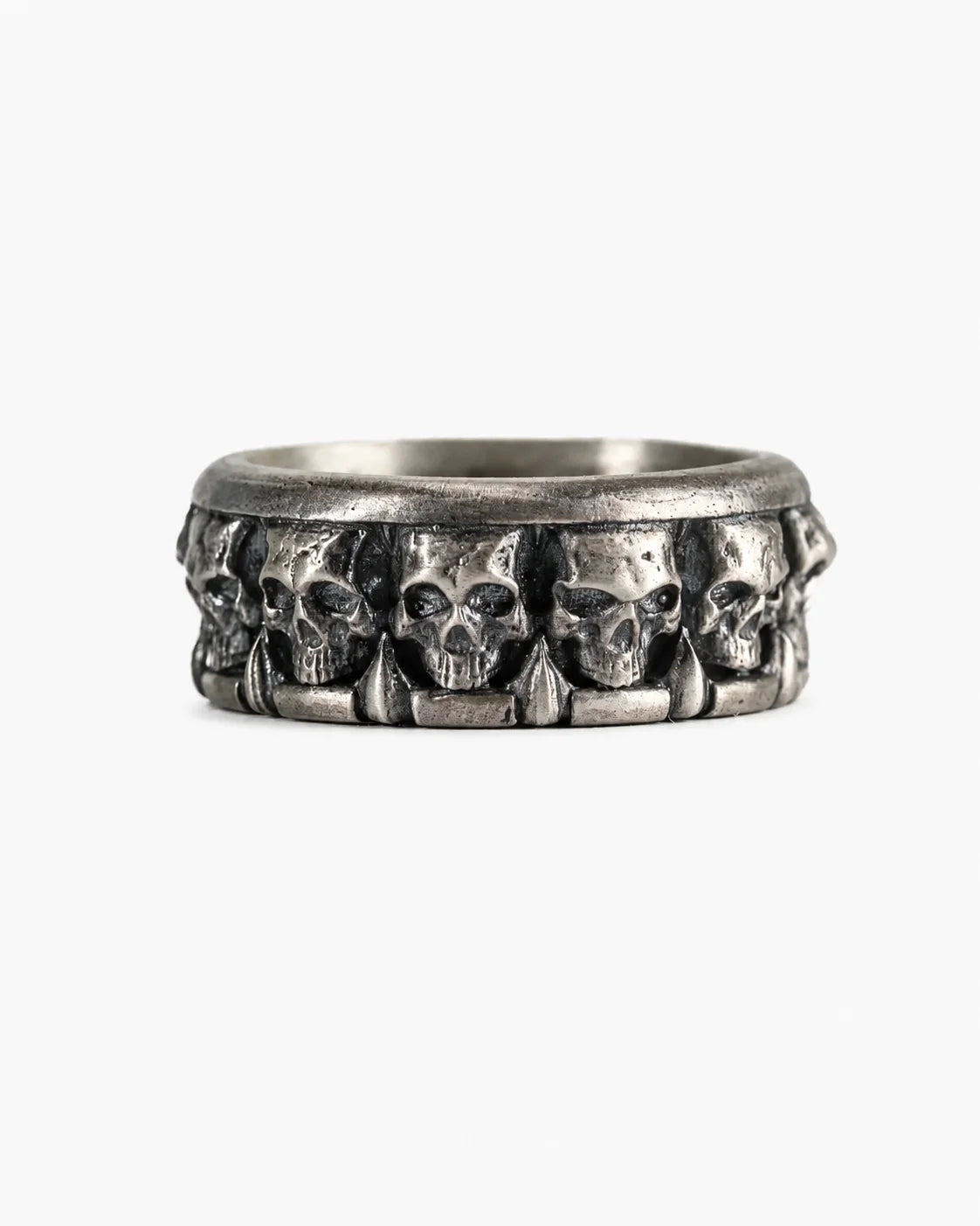 Figurative Skeletal Motif Ring  Ring Charmora Jewelry