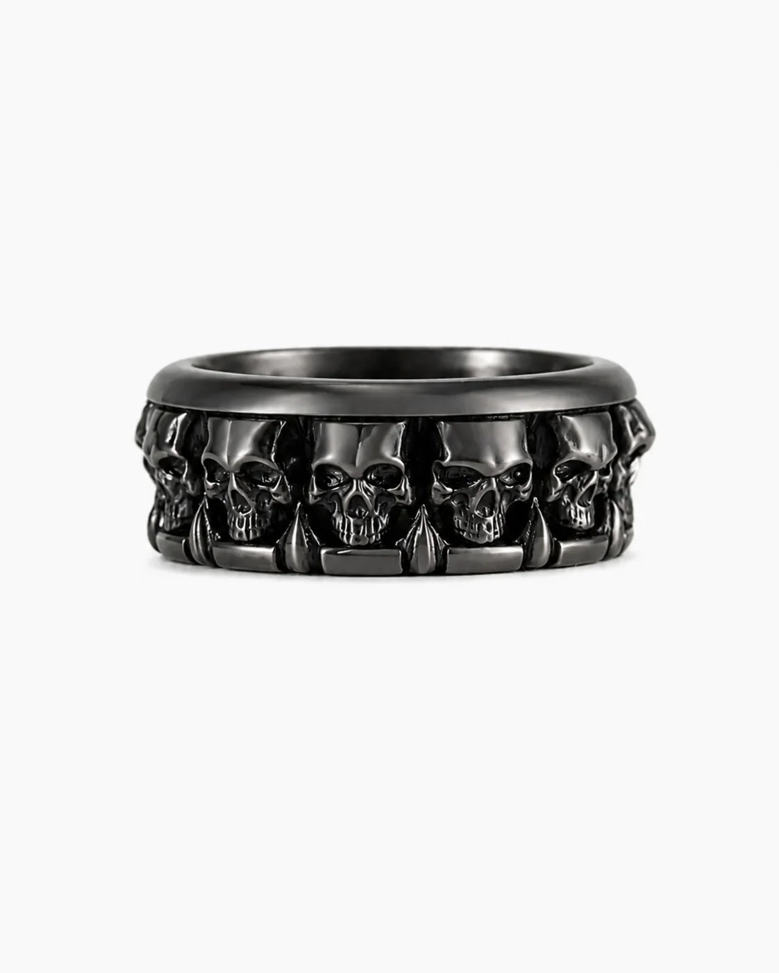 Figurative Skeletal Motif Ring  Ring Charmora Jewelry