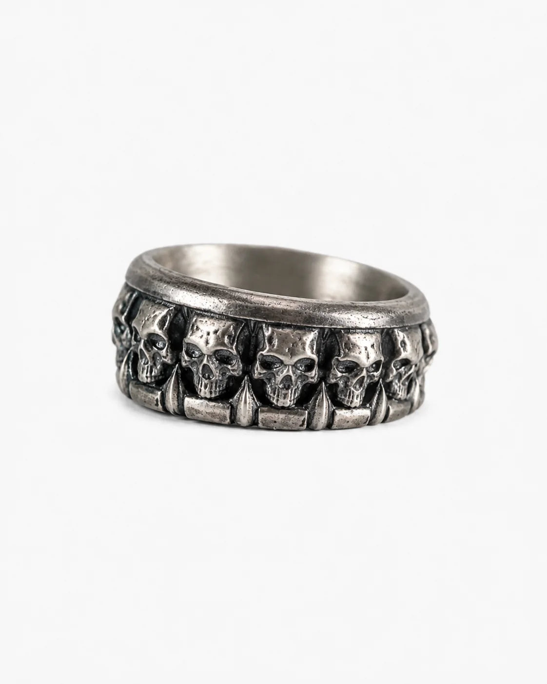 Figurative Skeletal Motif Ring  Ring Charmora Jewelry