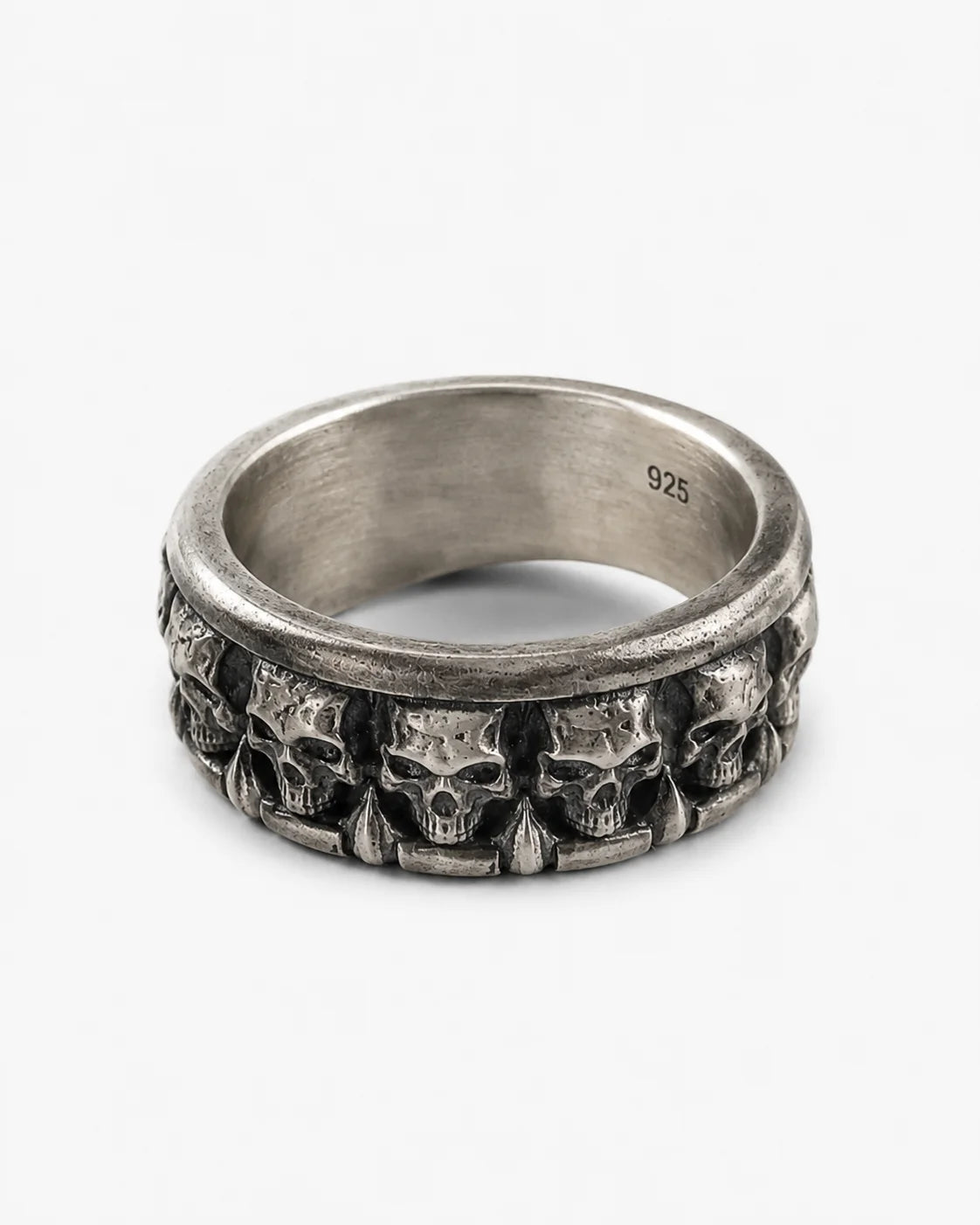 Figurative Skeletal Motif Ring  Ring Charmora Jewelry