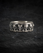 Figurative Skeletal Motif Ring  Ring Charmora Jewelry