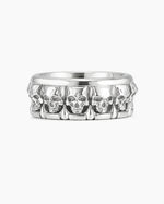 Figurative Skeletal Motif Ring  Ring Charmora Jewelry