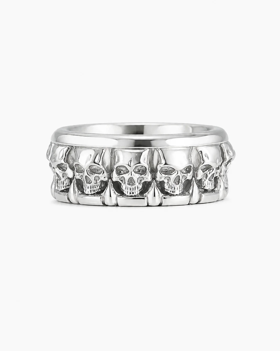 Figurative Skeletal Motif Ring  Ring Charmora Jewelry