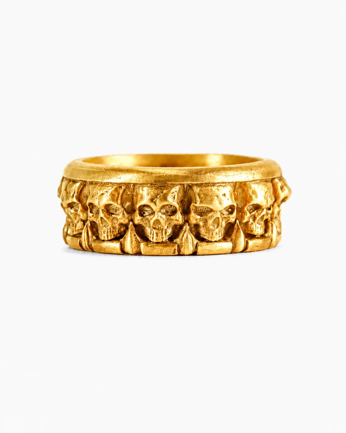 Figurative Skeletal Motif Ring  Ring Charmora Jewelry