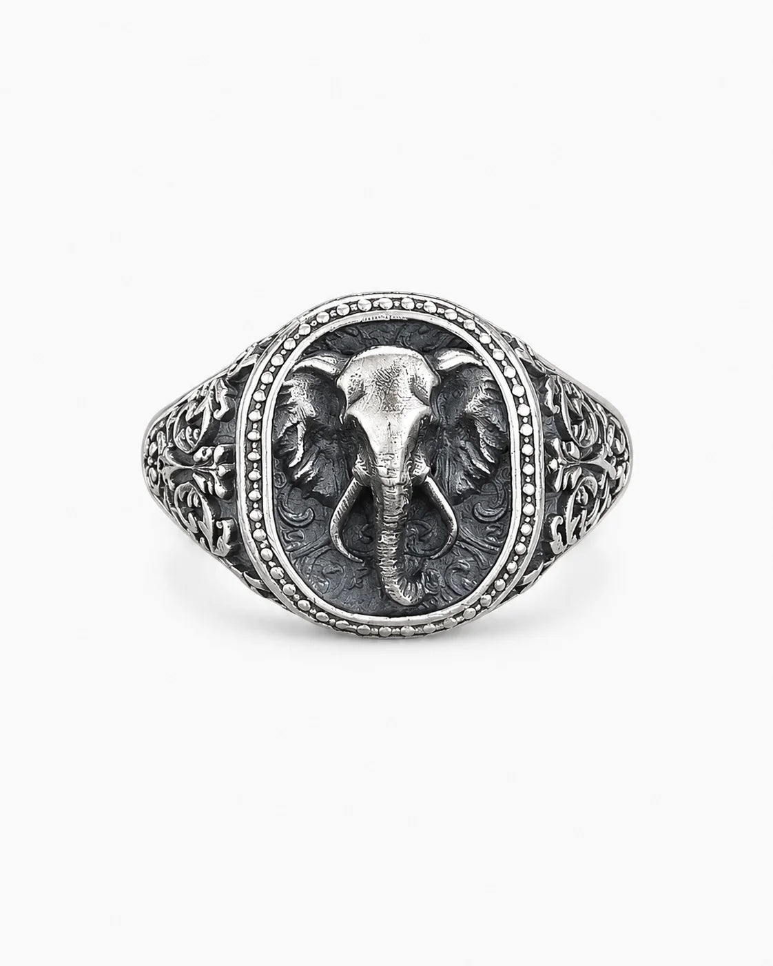 Elephant Motif Ring  Ring Charmora Jewelry