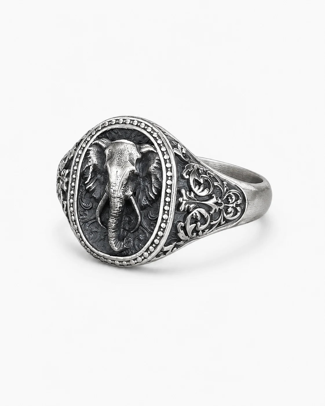 Elephant Motif Ring  Ring Charmora Jewelry