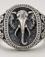 Elephant Motif Ring  Ring Charmora Jewelry