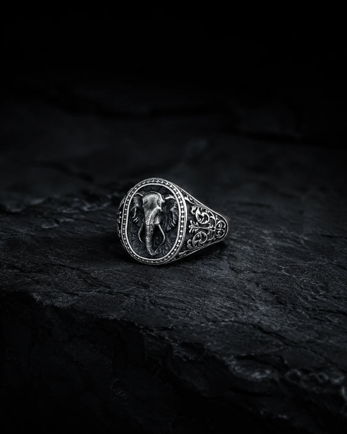 Elephant Motif Ring  Ring Charmora Jewelry