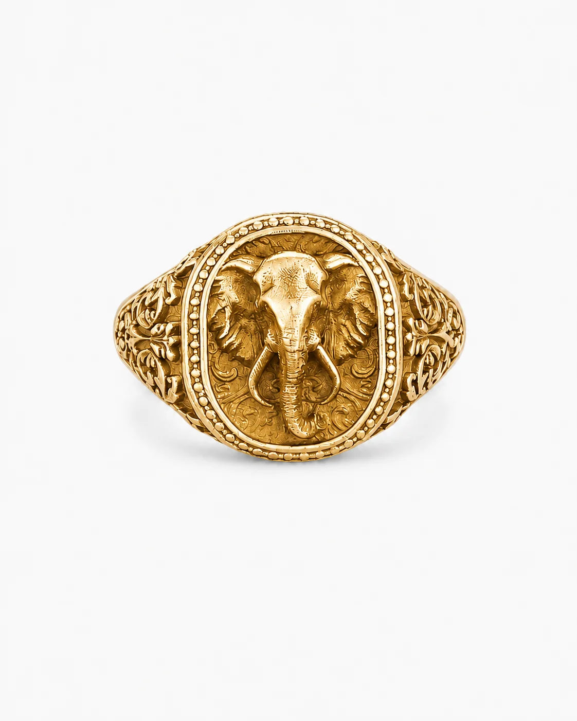 Elephant Motif Ring  Ring Charmora Jewelry