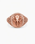 Elephant Motif Ring  Ring Charmora Jewelry
