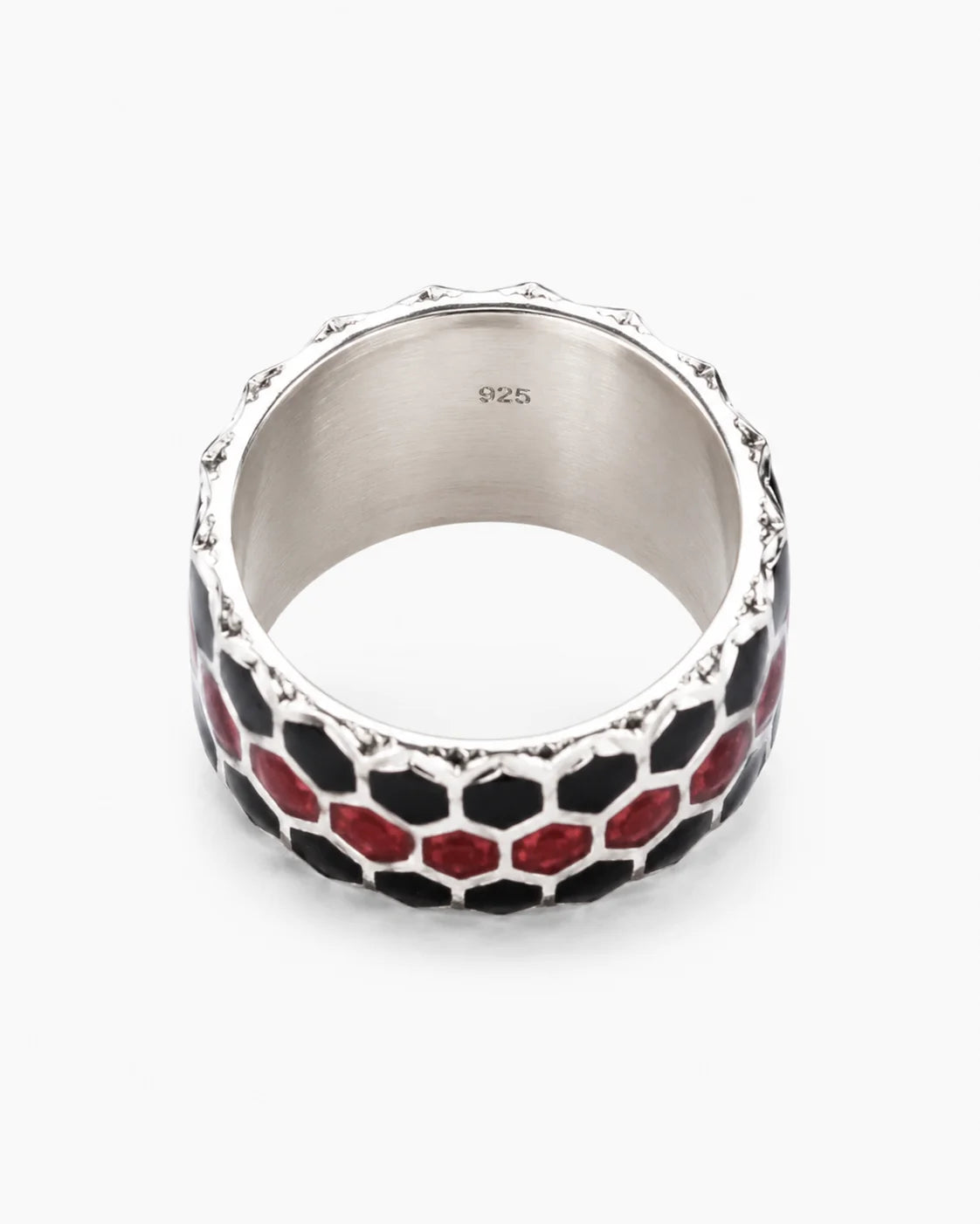 Honeycomb Geometric Beehive Ring  Ring Charmora Jewelry