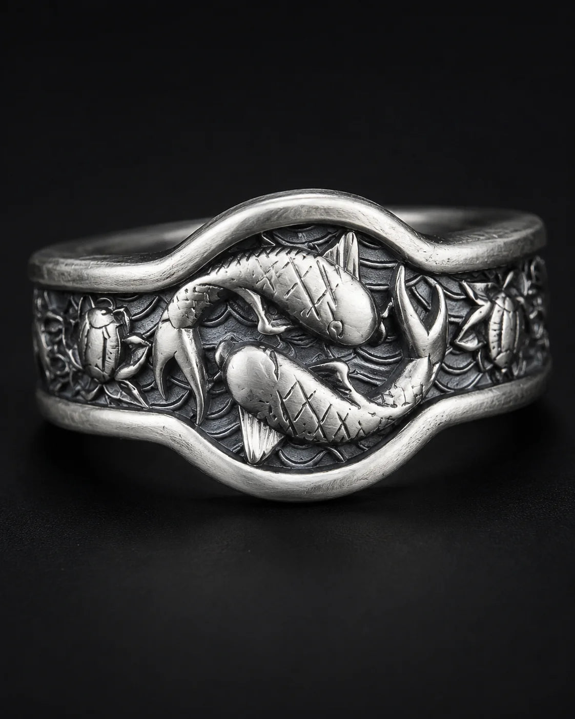 Koi Fish Ring  Ring Charmora Jewelry