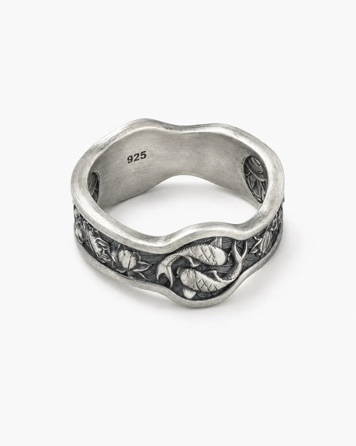 Koi Fish Ring  Ring Charmora Jewelry