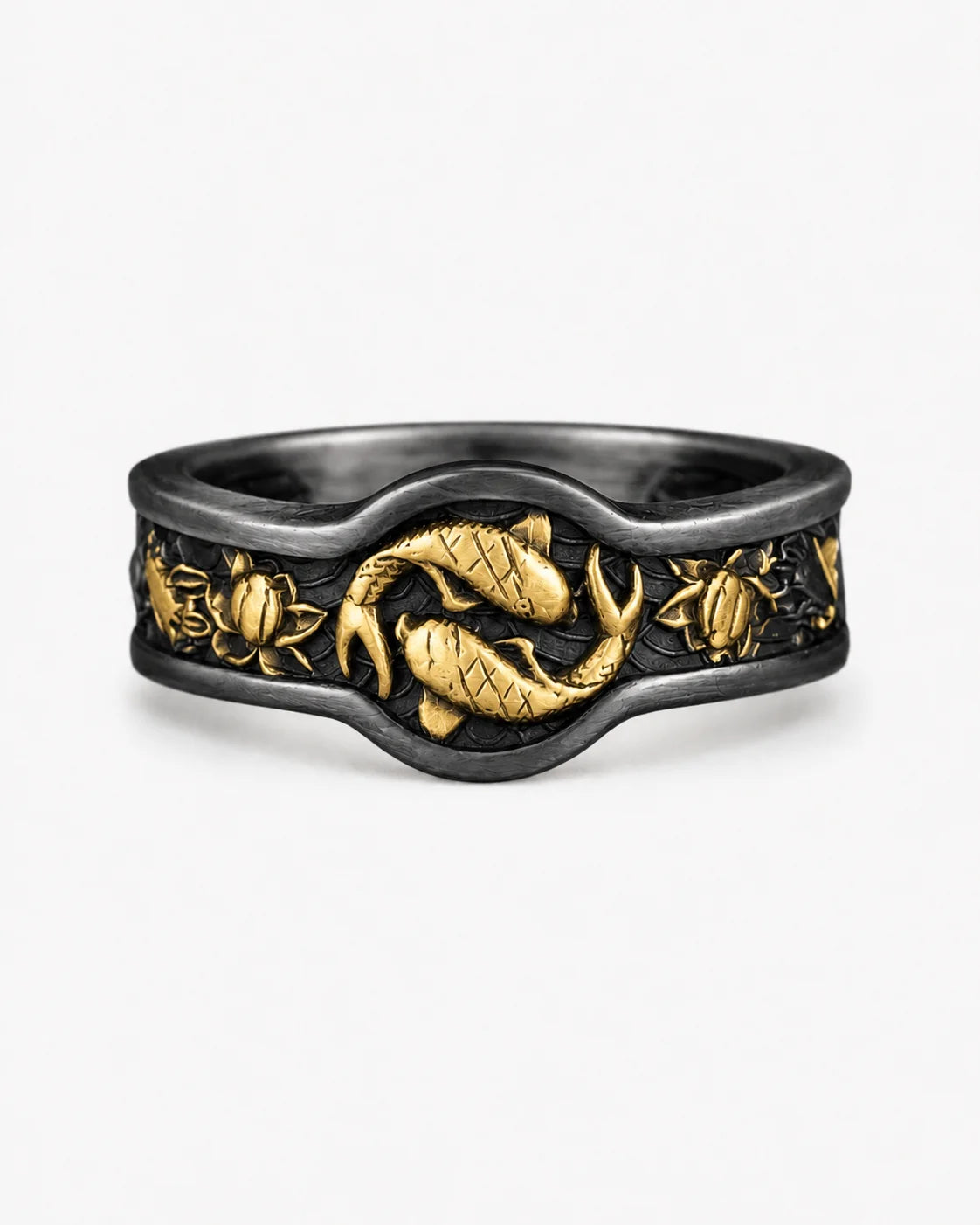 Koi Fish Ring  Ring Charmora Jewelry