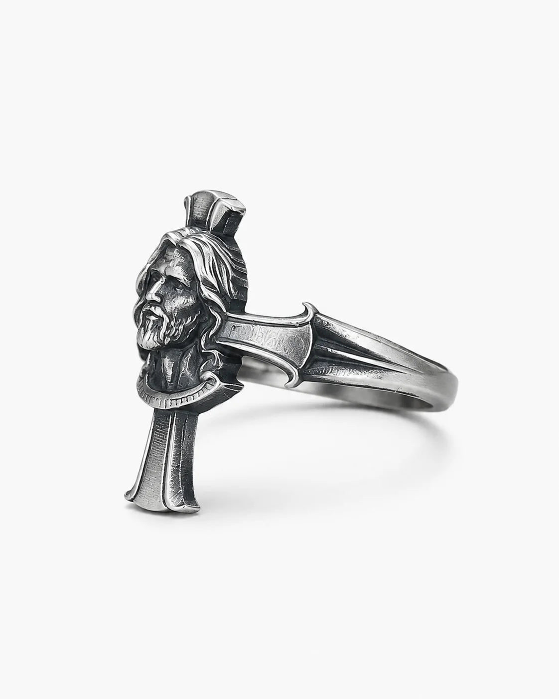 Cross Jesus Ring  Ring Charmora Jewelry