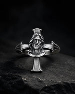Cross Jesus Ring  Ring Charmora Jewelry