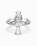 Cross Jesus Ring  Ring Charmora Jewelry
