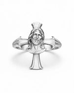 Cross Jesus Ring  Ring Charmora Jewelry