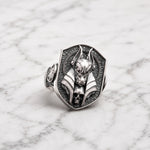 Ancient Egyptian Anubis Skull  Ring Charmora Jewelry