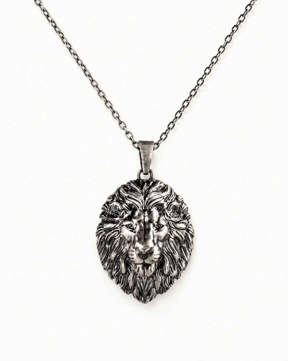 Leo Lion Head Mane Necklace  Necklace Charmora Jewelry