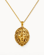 Leo Lion Head Mane Necklace  Necklace Charmora Jewelry