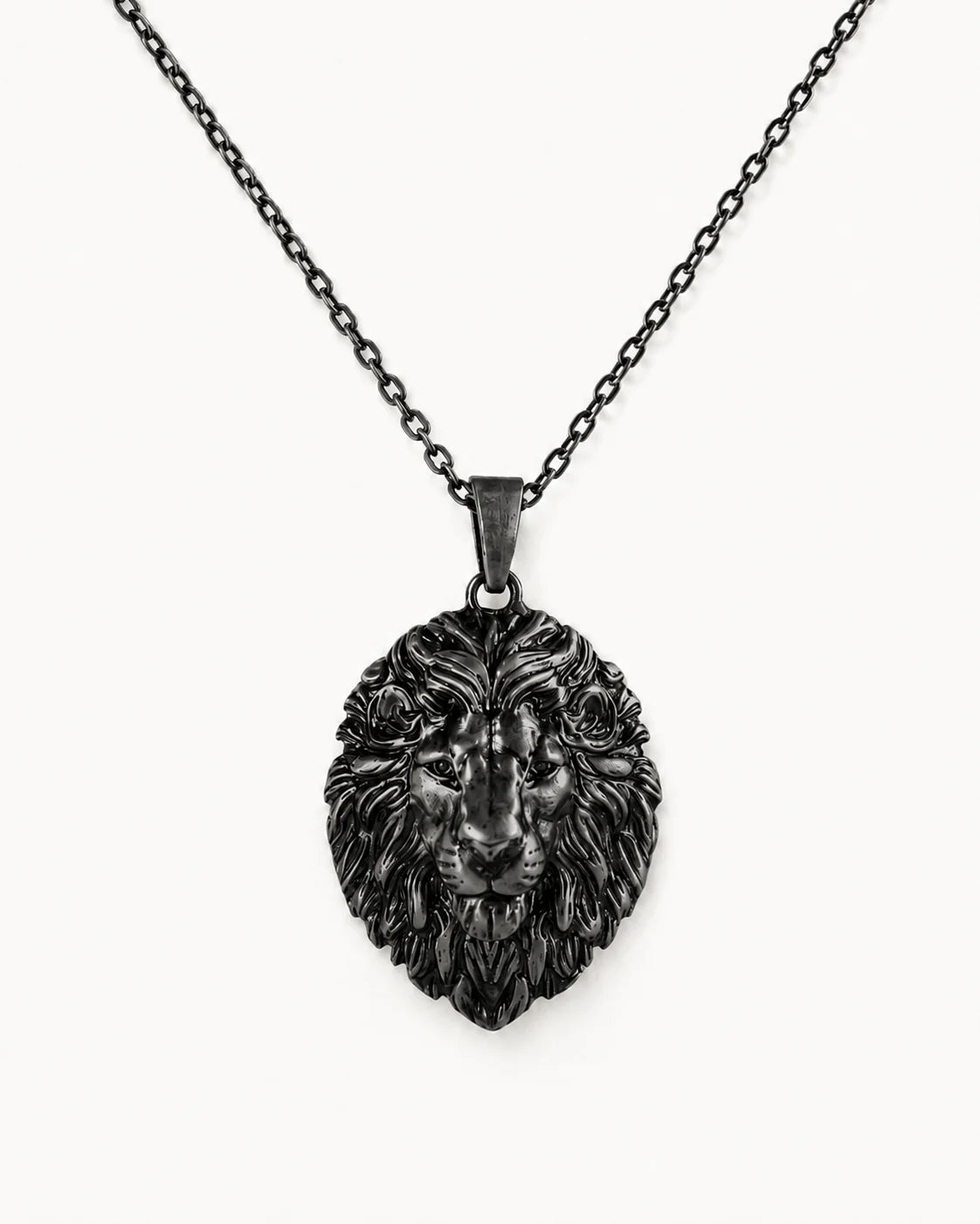 Leo Lion Head Mane Necklace  Necklace Charmora Jewelry