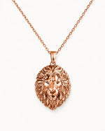 Leo Lion Head Mane Necklace  Necklace Charmora Jewelry