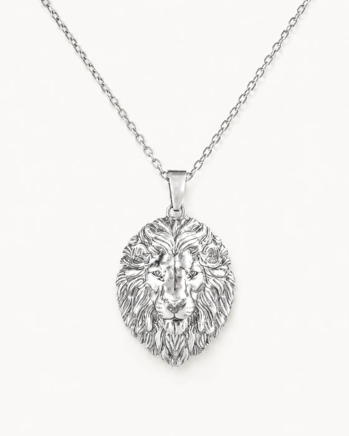 Leo Lion Head Mane Necklace  Necklace Charmora Jewelry