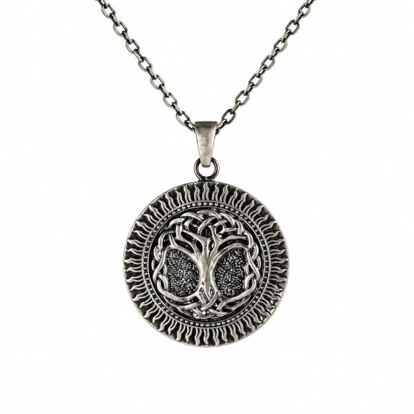 Tree of Life Solar Medallion