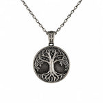 Ancestral Tree of Life Medallion  Necklace Charmora Jewelry