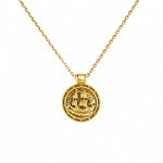 Sailing Ship Coin  Necklace Charmora Jewelry