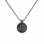 Sailing Ship Coin  Necklace Charmora Jewelry