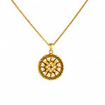 Slavic Solar Medallion  Necklace Charmora Jewelry