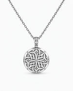 Celtic Knotwork Medallion  Necklace Charmora Jewelry