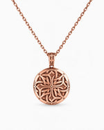 Celtic Knotwork Medallion  Necklace Charmora Jewelry